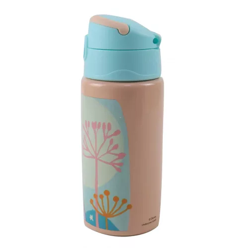 Disney Jégvarázs Adventure alumínium szívószálas kulacs akasztóval 500 ml