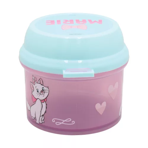 Disney Marie Adorable műanyag snack tartó, uzsonnás doboz 270 ml