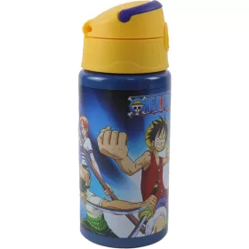   One Piece Crew alumínium szívószálas kulacs akasztóval 500 ml