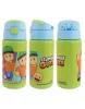 Stumble Guys All Day alumínium szívószálas kulacs akasztóval 500 ml