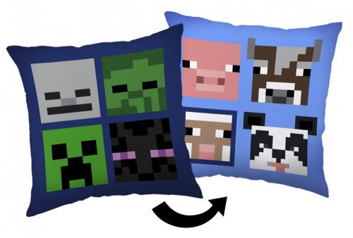 Minecraft Bad Mobs párna, díszpárna 40*40 cm