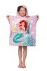Disney Hercegnők Ariel Pink törölköző poncsó 50x115 cm