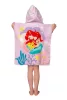 Disney Hercegnők Ariel Pink törölköző poncsó 50x115 cm