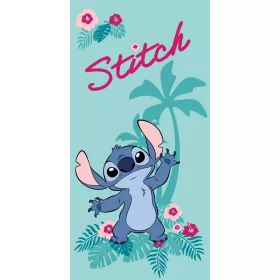   Disney Lilo és Stitch, A csillagkutya Hawaii fürdőlepedő, strand törölköző 70x140cm (Fast Dry)