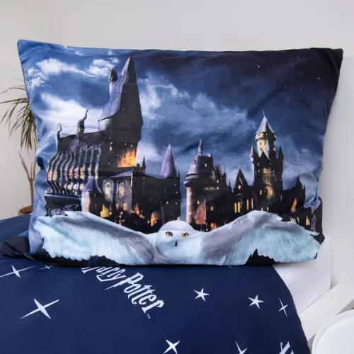 Harry Potter Hogwarts Night ágyneműhuzat 140×200cm, 70×90 cm microfibre