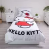 Hello Kitty White ágyneműhuzat 140×200cm, 70×90 cm