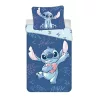 Disney Lilo és Stitch, A csillagkutya Aloha Blue ágyneműhuzat 140×200cm, 70×90 cm