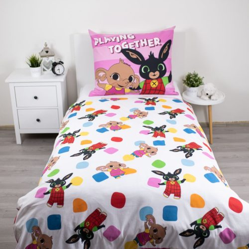 Bing Playing Together ágyneműhuzat 140×200cm, 70×90 cm