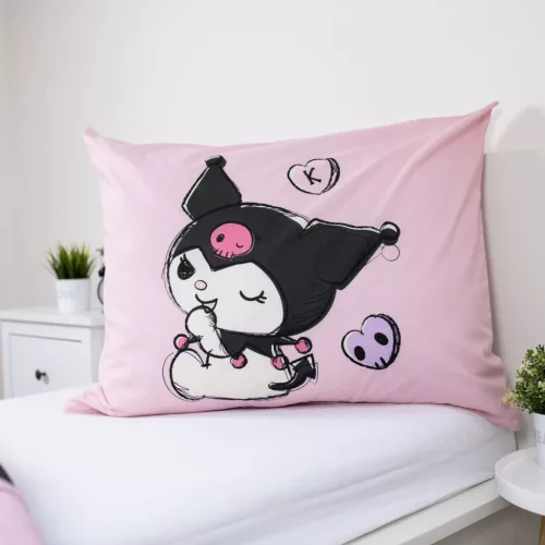 Hello Kitty Kuromi Be Yourself ágyneműhuzat 140×200cm, 70×90 cm