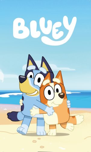 Bluey Cozy kéztörlő, arctörlő, törölköző 30x50cm