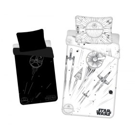   Star Wars Death Star Sötétben világító ágyneműhuzat 140×200cm, 70x90cm