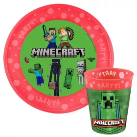 Minecraft Party micro prémium műanyag szett