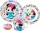 Disney Minnie Feel Good étkészlet, micro műanyag szett bögrével 350 ml