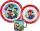 Super Mario Mushroom Kingdom étkészlet, micro műanyag szett bögrével 265 ml