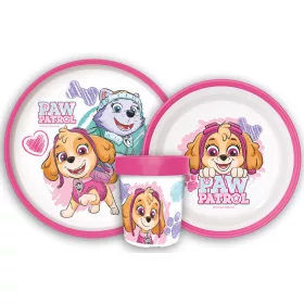   Mancs Őrjárat Sketch csúszásmentes étkészlet, micro műanyag szett