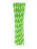 Zöld Green Polka Dots papír szívószál 24 db-os
