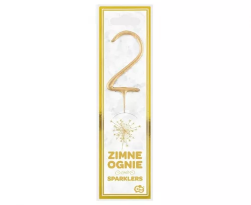 Arany Gold 2-es csillagszóró 17 cm