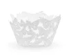 Pillangó White muffin dísz 6 db-os