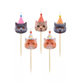 Cicás Party tortagyertya, gyertya szett 5 db-os