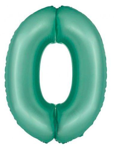 Menta 0-ás Mint Mat szám fólia lufi 76 cm