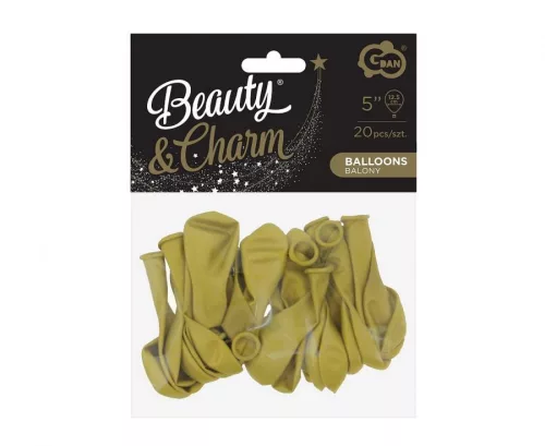 Zöld Pastel Olive léggömb, lufi 20 db-os 5 inch (12,5 cm)