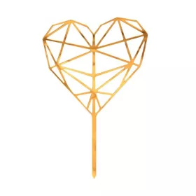 Szív Diamond torta dekoráció