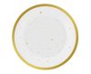Arany Gold Celebrate papírtányér 6 db-os 18 cm