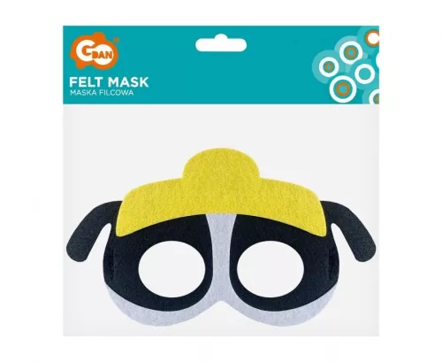 Kutyás Dog Brigade Black filc maszk 18 cm