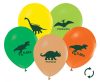 Dinosaurs, Dinoszaurusz léggömb, lufi 5 db-os 12 inch (30 cm)