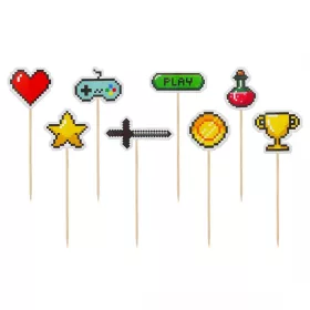 Játék Game On díszítő pálca 8 db-os