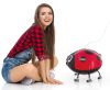 Katicabogár Red sétáló fólia lufi 37 cm