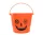 Halloween Tök Crazy cukorka gyűjtő vödör 14,5x11,5 cm