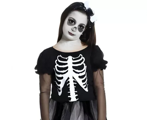 Csontváz Girl jelmez 110/120 cm