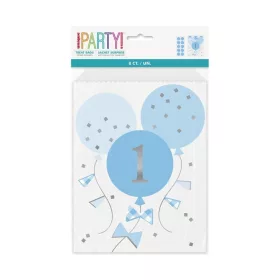 Első születésnap Blue papírzacskó 8 db-os