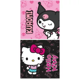   Hello Kitty Magic Duo fürdőlepedő, strand törölköző 70x140 cm (Fast Dry)