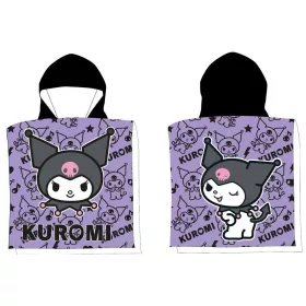   Hello Kitty Kuromi Chaos strand törölköző poncsó 50x100 cm (Fast Dry)