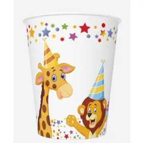 Happy Birthday Star papír pohár 8 db-os 250 ml