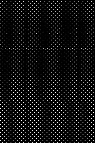 Fekete White Dots papír asztalterítő 120x180 cm