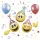 Smiley Icons&Balloons szalvéta 20 db-os 33x33 cm