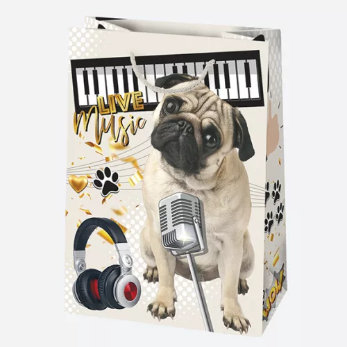 Happy Birthday Friends papír ajándéktasak, ajándékzacskó 23x32x11 cm