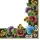 Hímzés Black Border szalvéta 20 db-os 33x33 cm