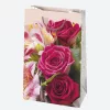 Virág Bouquets papír ajándéktasak, ajándékzacskó 16x24x7 cm