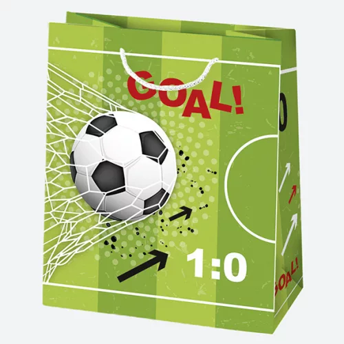 Party Boyish papír ajándéktasak, ajándékzacskó 19x23x10,5 cm