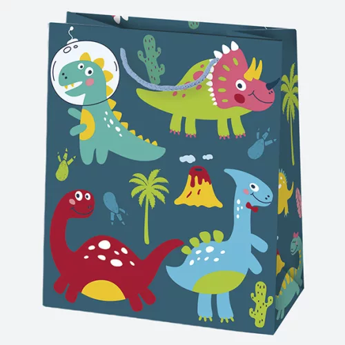 Party Boyish papír ajándéktasak, ajándékzacskó 19x23x10,5 cm