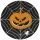 Halloween Scary Black papírtányér 8 db-os 22,7 cm