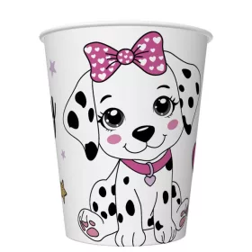 Állatos Charming Puppy papír pohár 8 db-os 250 ml
