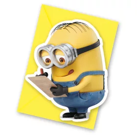 Minyonok The Rise of Gru party meghívó 6 db-os