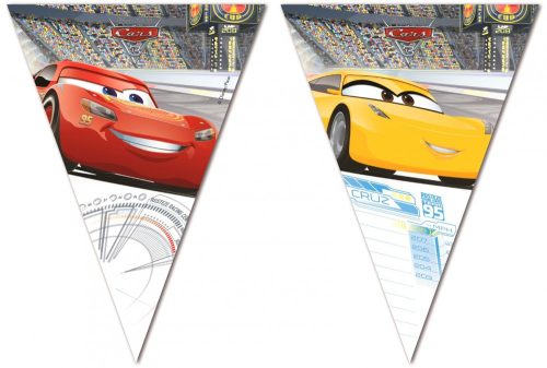 Disney Verdák Arena Race zászlófüzér 2,3 m