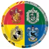 Harry Potter Hogwarts Houses papírtányér 8 db-os 23 cm FSC