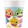 Baby Shark Fun in the Sun papír pohár 8 db-os 200 ml FSC